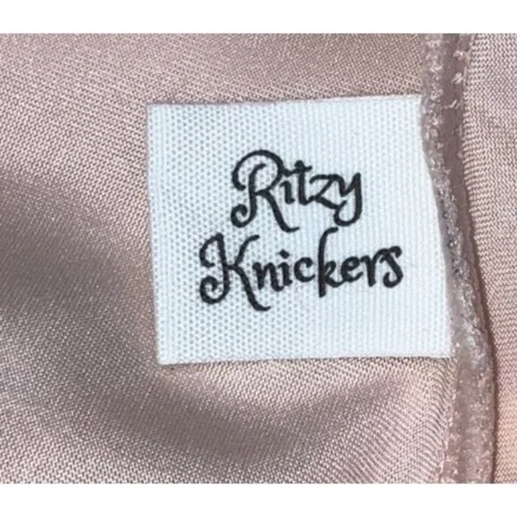 NIP 2X 3X Ritzy Knickers Can Can Granny Panty Silky Nylon Satin Lace Brief Sissy